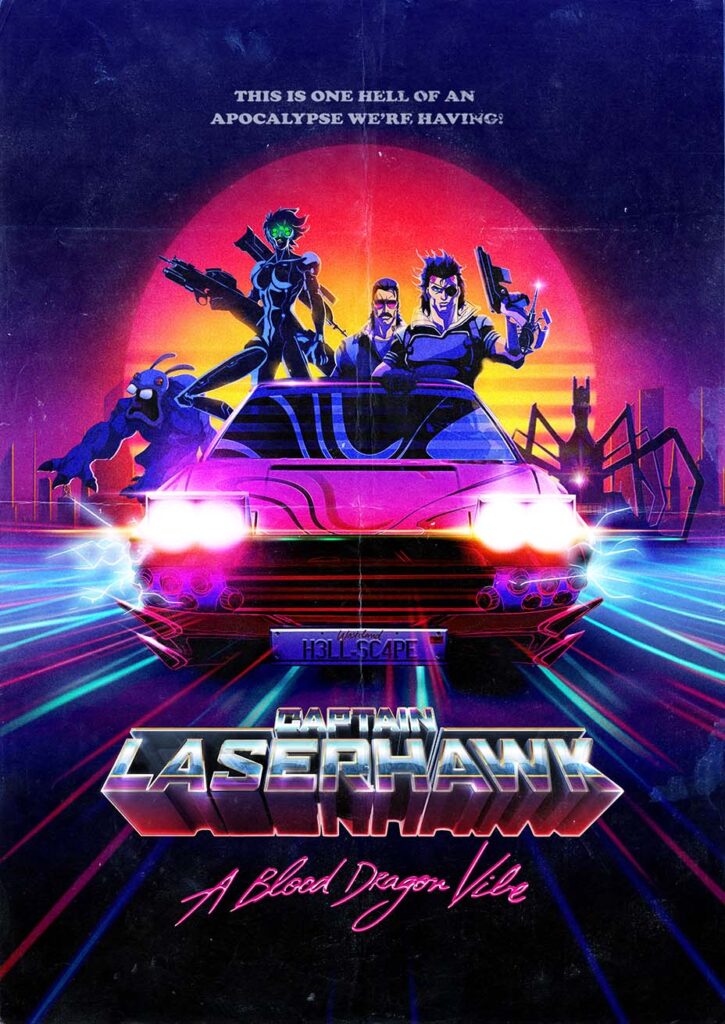 Cartel de Captain Laserhawk. Foto: IMDb