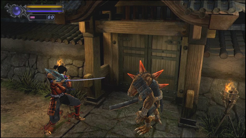 Fotograma de Onimusha Warlords,el primer juego de la serie.