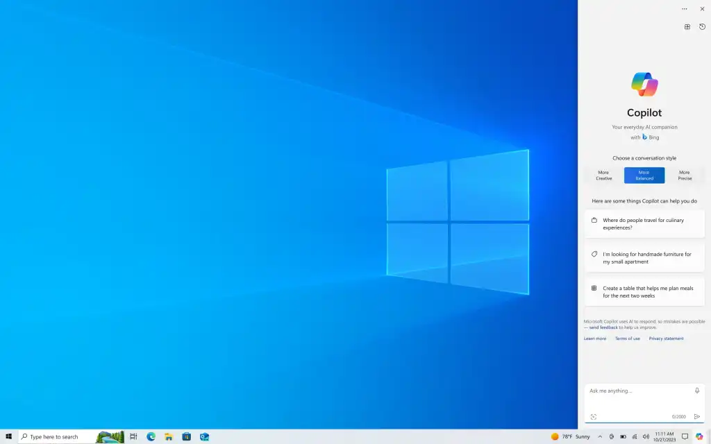Copilot en Windows