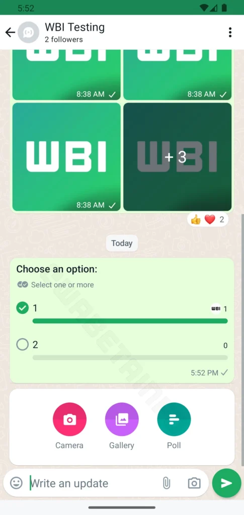 WhatsApp encuestas canales WaBetaInfo
