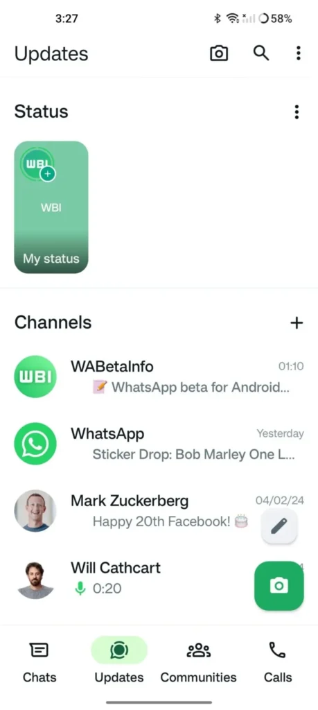 WhatsApp prepara cambios en los Estados