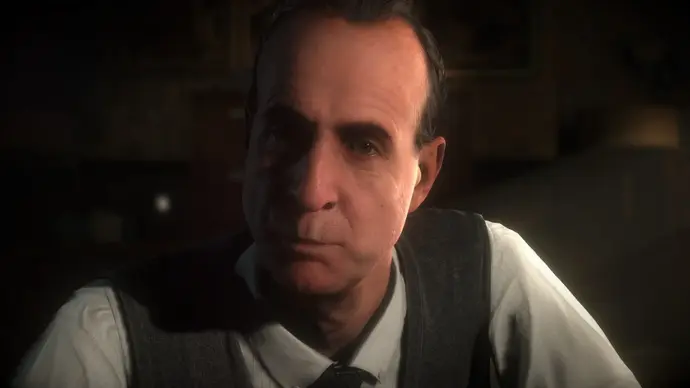 Actor Peter Stromare como Dr Hill en Until Dawn. Foto