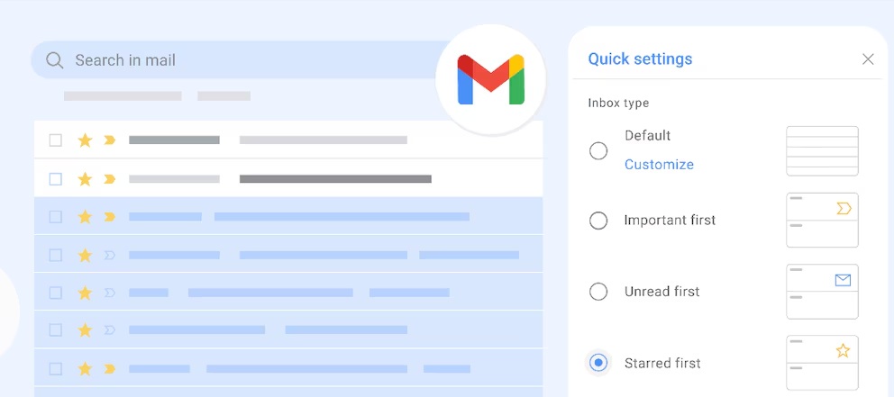 Gmail rediseño