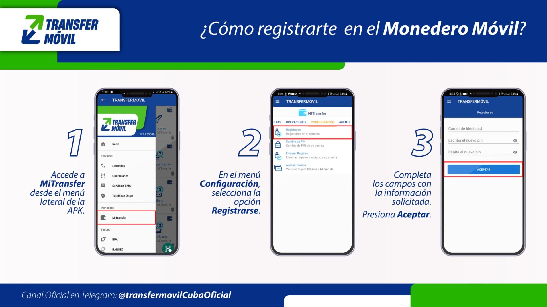 Monedero Móvil MiTransfer Etecsa