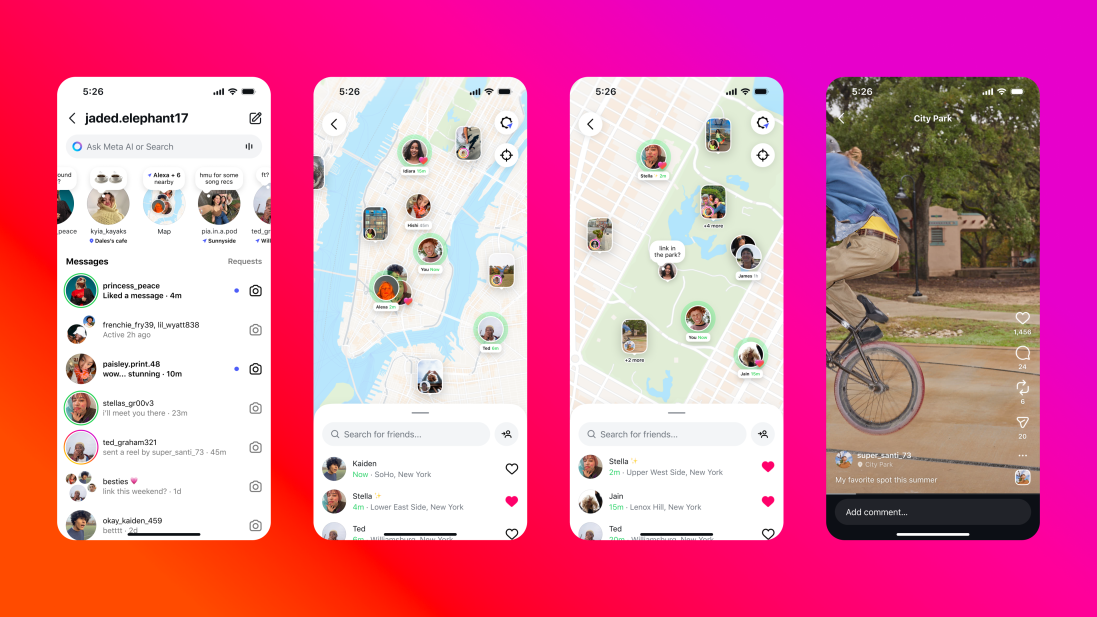 Instagram Mapa