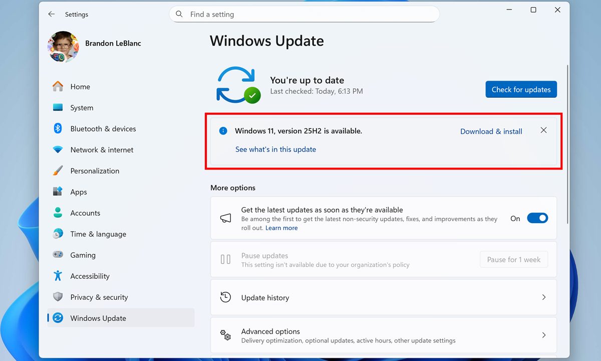 Windows 11 25H2