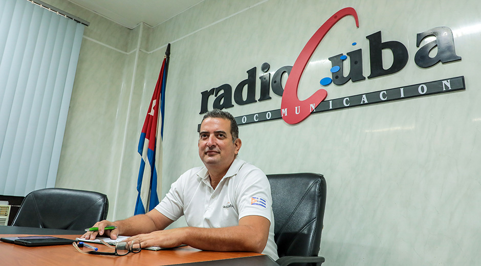 Leonardo Leodanis Vázquez Figueredo, director general de RadioCuba. Foto: Abel Padrón Padilla/ Cubadebate.