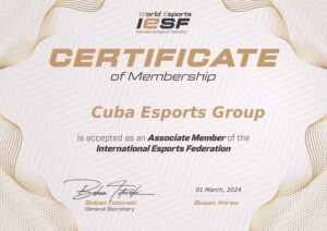 Cuba ingresa en la Federación Internacional de Deportes Electrónicos