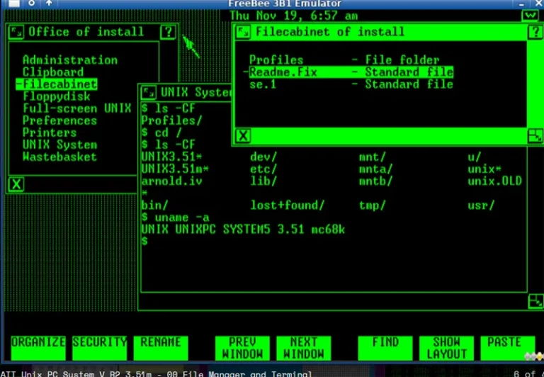 Interfaz-de-usuario-de-Unix-antigua